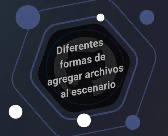 Diferentes formas de agregar archivos al escenario